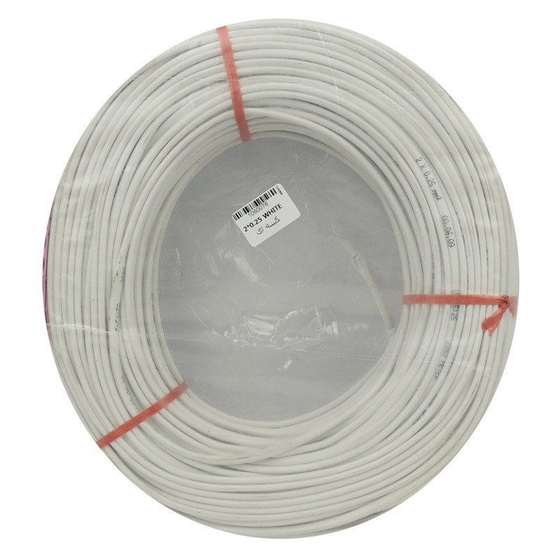 کابل برق مسی PVC 2*0.25 100m
