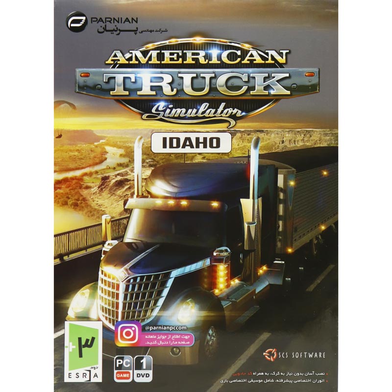 American Truck Simulator IDAHO PC 1DVD پرنیان