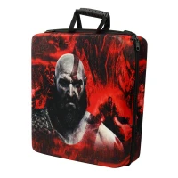 کیف کنسول بازی PS4 طرح کاراکتر God Of War زمینه قرمز