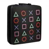 کیف کنسول بازی PS4 طرح لوگو دسته بازی زمینه مشکی
