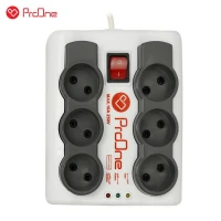 محافظ برق صوتی تصویری 6 خانه پرووان با کابل 3 متری ProOne PPS610