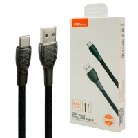 کابل فست شارژ Recci RTC-N03C 2.4A Type-C 1m