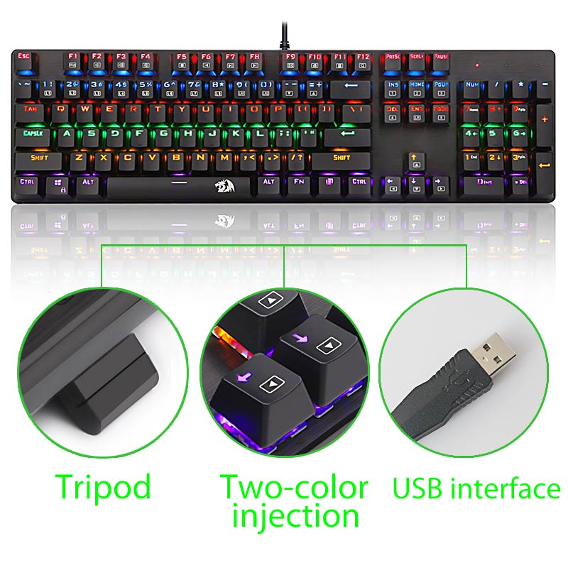 کیبورد گیمینگ ردراگون K208 RGB