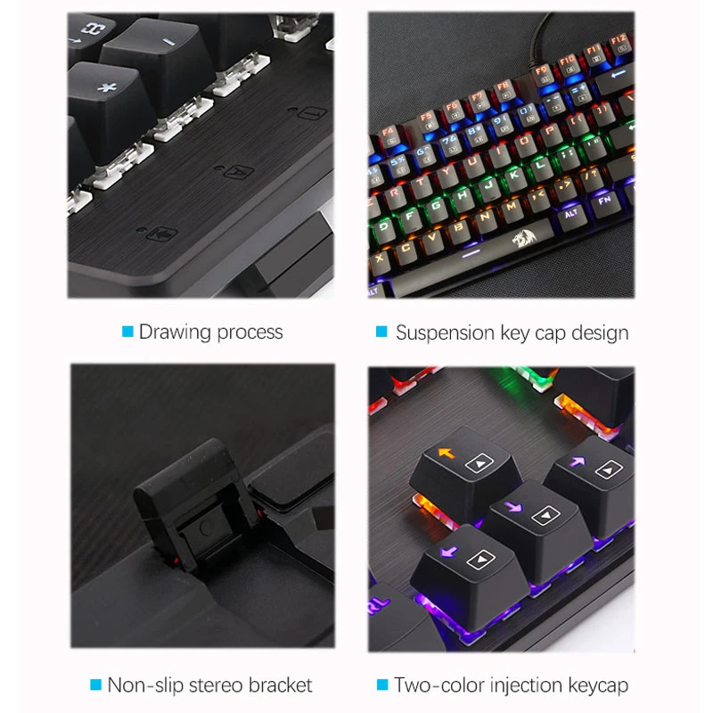 کیبورد گیمینگ ردراگون K208 RGB