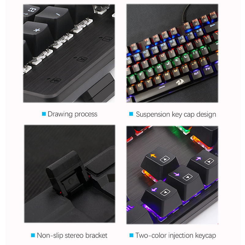 کیبورد گیمینگ ردراگون K208 RGB