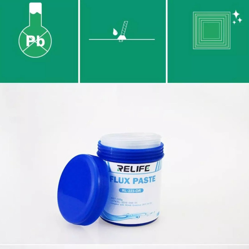 خمیر فلکس کاسه ای Relife RL-223-OR 100g