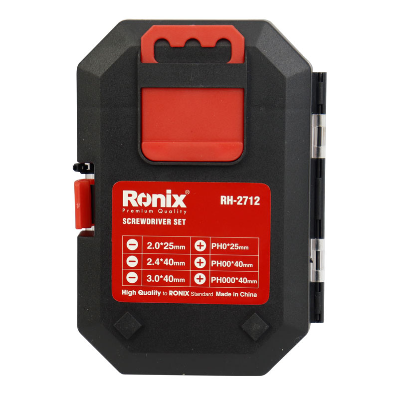 ست پیچ گوشتی ساعتی 6 عددی Ronix RH-2712