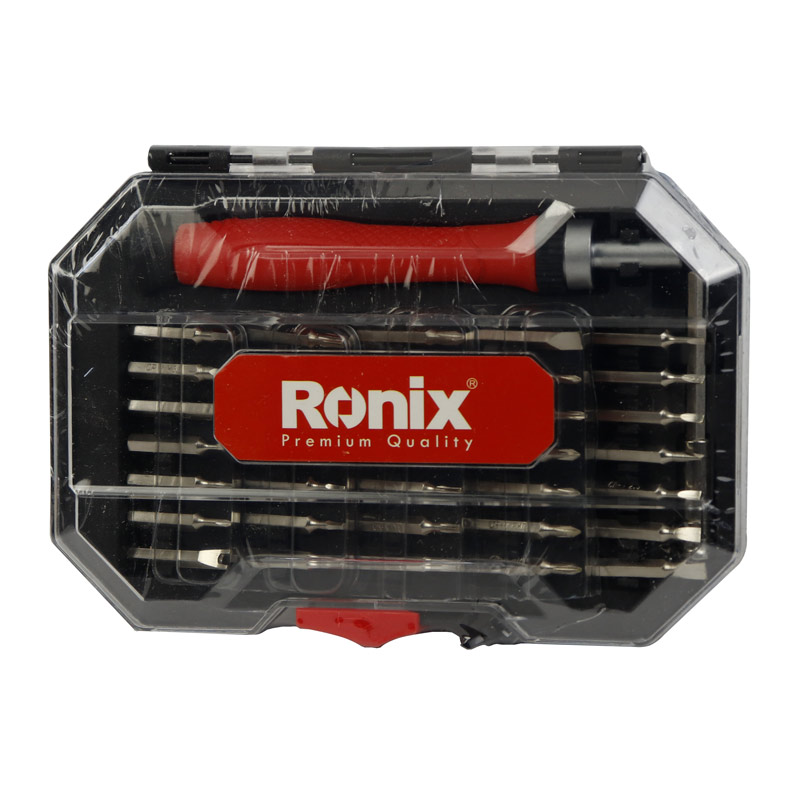 ست پیچ گوشتی جغجغه ای ساعتی 37 عددی Ronix RH-2719