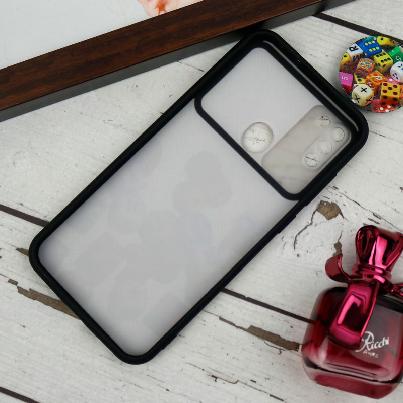 قاب طرحدار محافظ لنزدار کشویی + پاپ سوکت طرح تاس سامسونگ A11 سری B