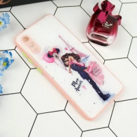 قاب محافظ لنزدار رزینی Samsung Galaxy A02 صورتی