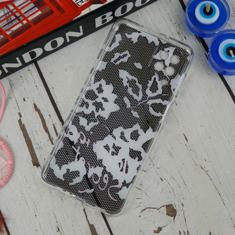 قاب ژله ای شفاف طرحدار ویکتوریا Samsung Galaxy A12
