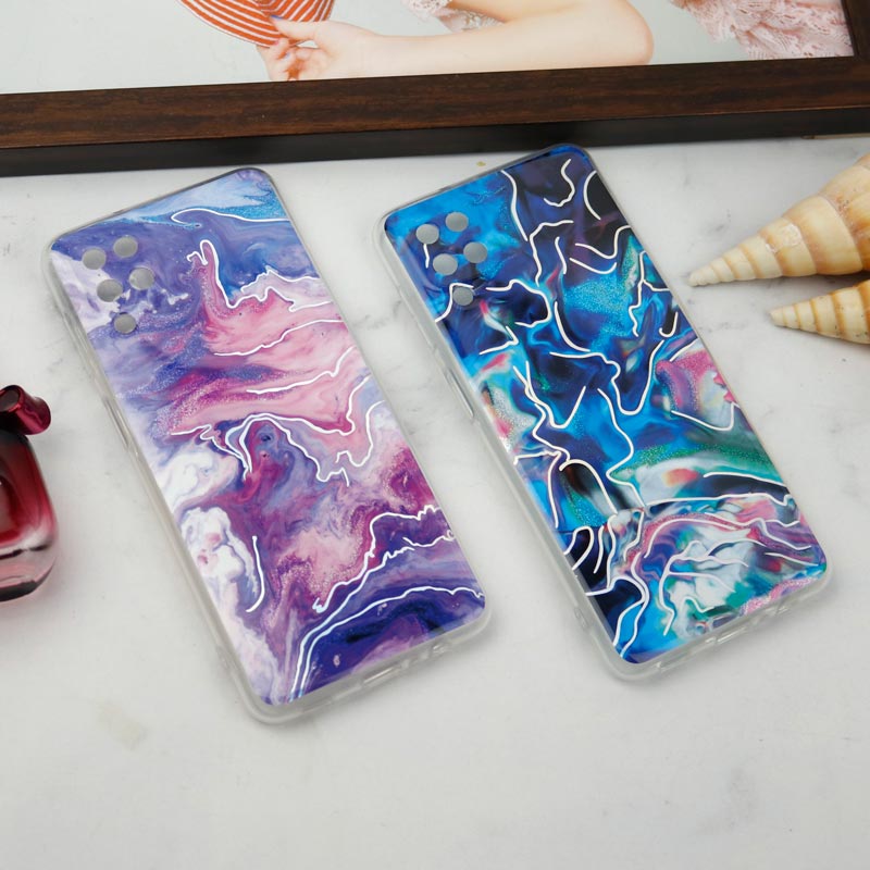 قاب محافظ لنزدار هولوگرامی اکلیلی Samsung Galaxy A12