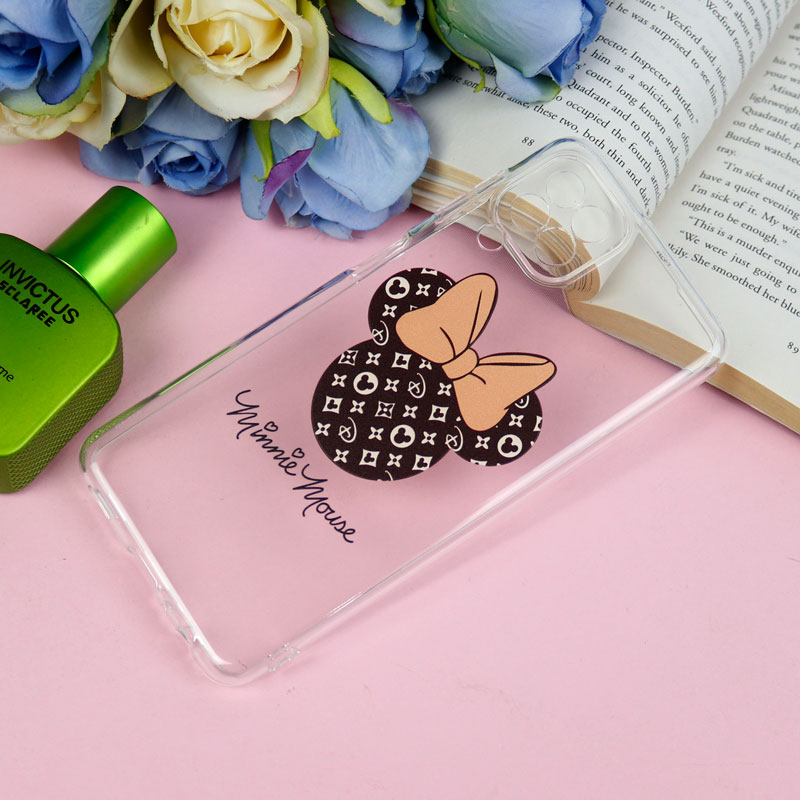 قاب ژله ای شفاف طرحدار مینی موس Samsung Galaxy A22 4G