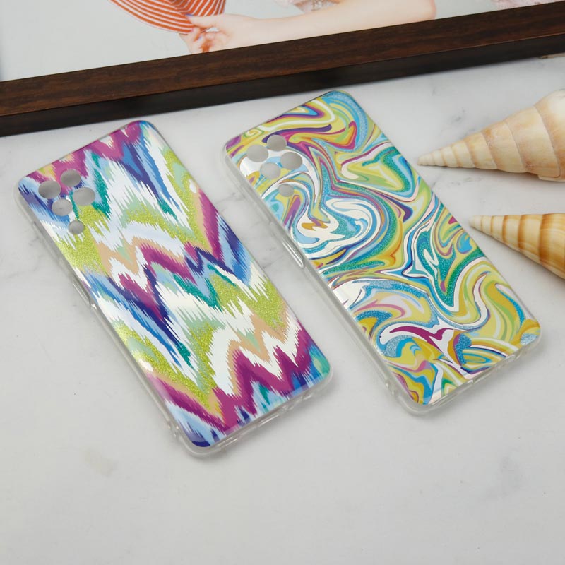 قاب محافظ لنزدار هولوگرامی اکلیلی Samsung Galaxy A22 4G