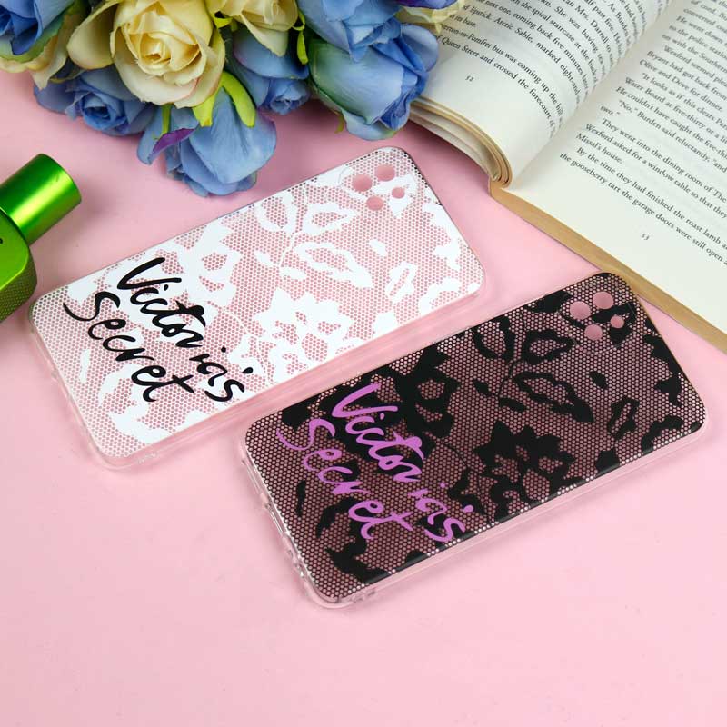 قاب ژله ای شفاف طرحدار ویکتوریا Samsung Galaxy A22 5G