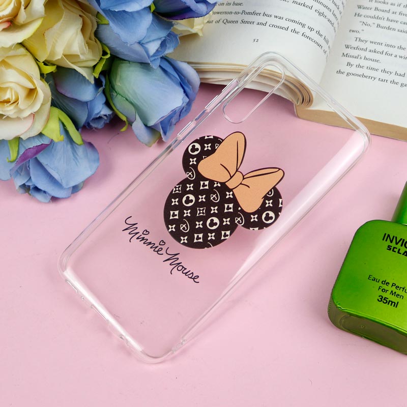 قاب ژله ای شفاف طرحدار مینی موس Samsung Galaxy A30s / A50s