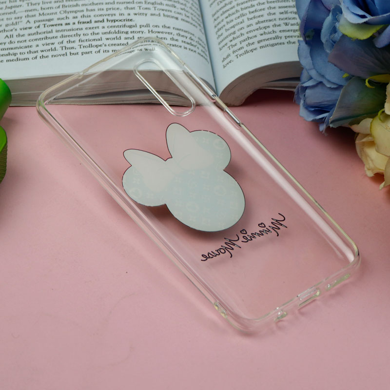 قاب ژله ای شفاف طرحدار مینی موس Samsung Galaxy A30s / A50s