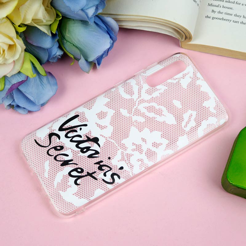 قاب ژله ای شفاف طرحدار ویکتوریا Samsung Galaxy A30s / A50s