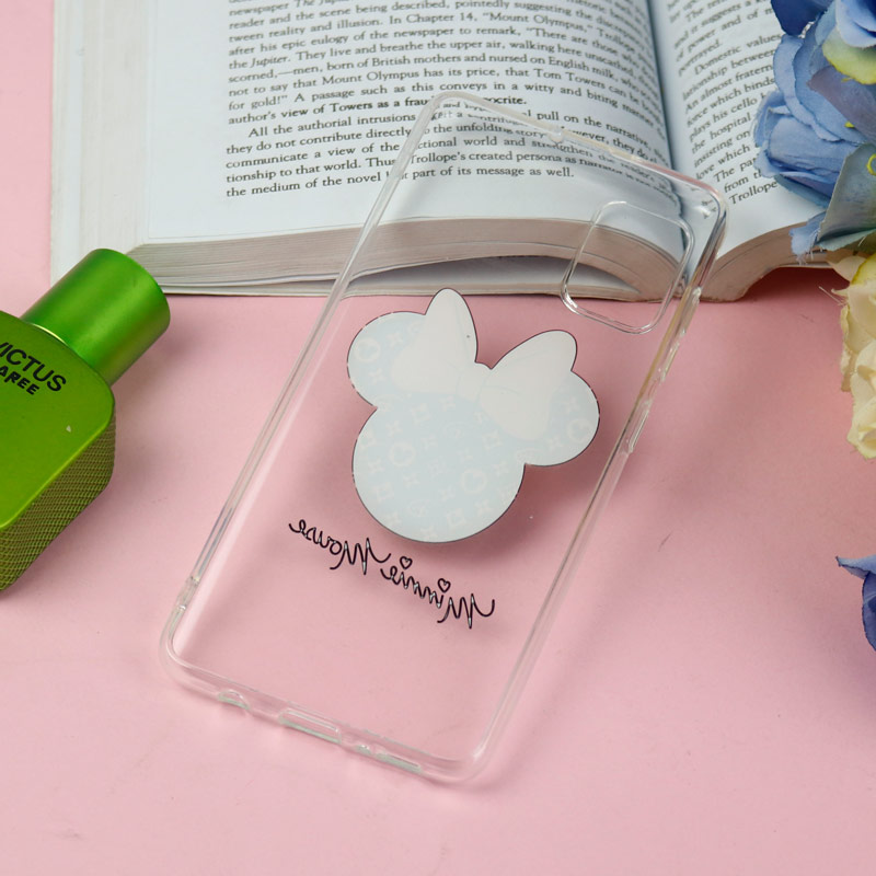 قاب ژله ای شفاف طرحدار مینی موس Samsung Galaxy A51
