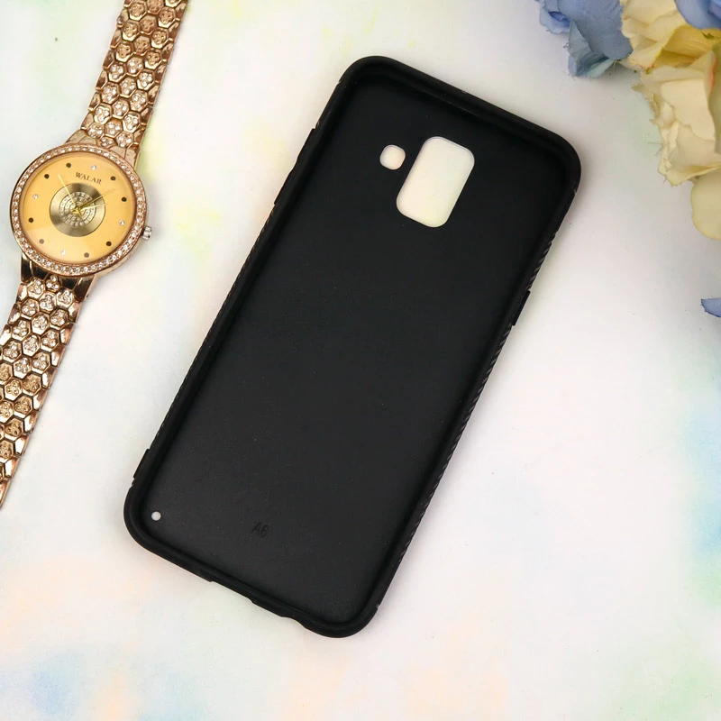 قاب پشت گلسی طرحدار Samsung Galaxy A6