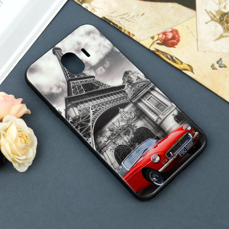 قاب پشت گلسی طرحدار Samsung Galaxy J4