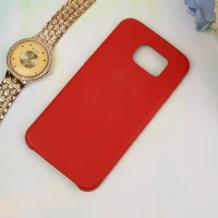 قاب طرح سیلیکونی Samsung Galaxy S6 قرمز