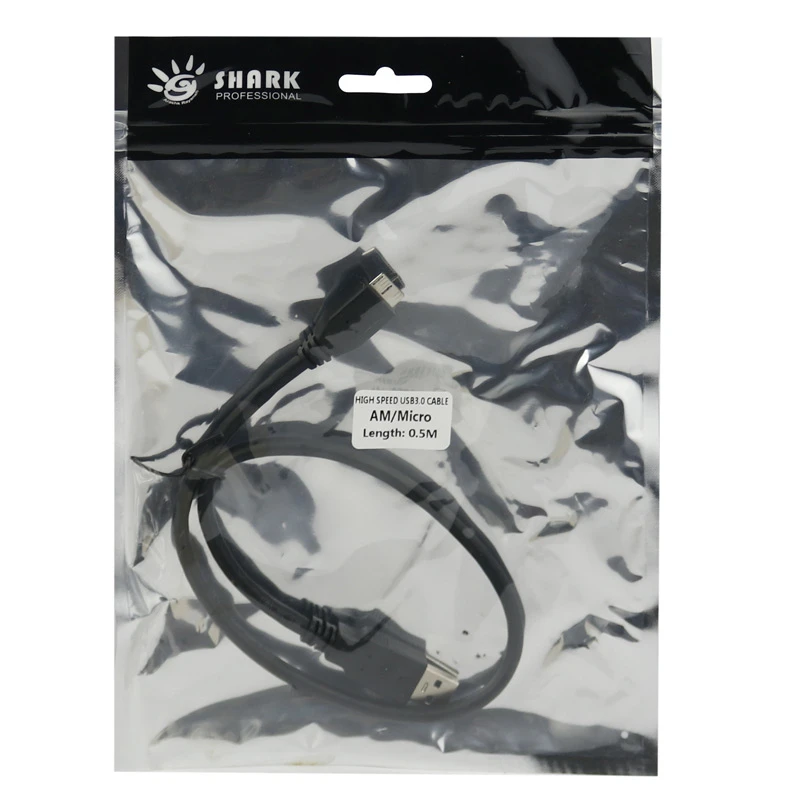 کابل هارد USB3.0 شارک Shark طول 0.5 متر