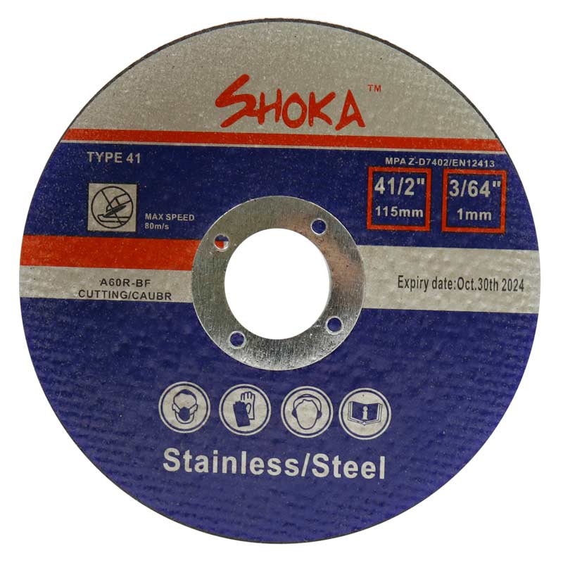 صفحه برش استیل مینی شوکا Shoka A60R-BF 115mm