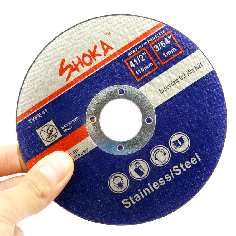 صفحه برش استیل مینی شوکا Shoka A60R-BF 115mm