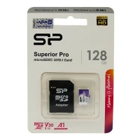 رم میکرو 128 گیگ سیلیکون پاور Silicon Power Superior Pro A1 V30 U3 100MB/s + خشاب