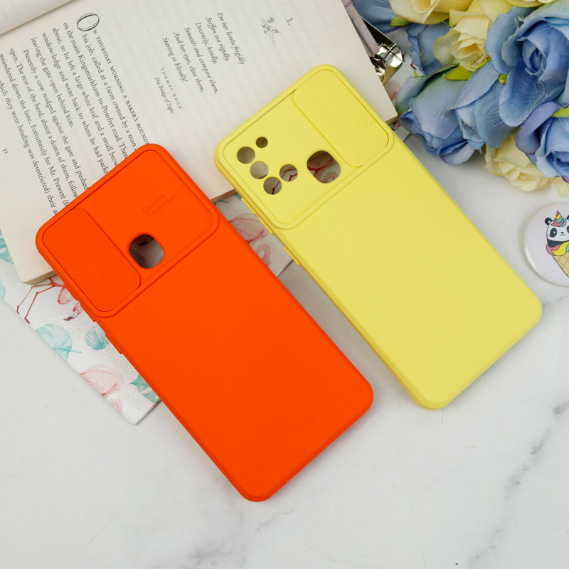 قاب سیلیکونی محافظ لنزدار کشویی Samsung A21s