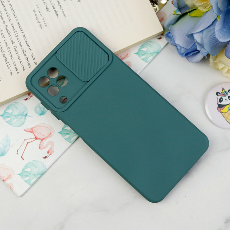 قاب سیلیکونی محافظ لنزدار کشویی Samsung A22 4G