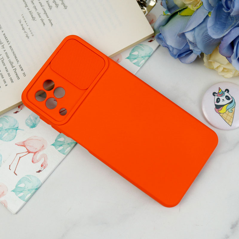 قاب سیلیکونی محافظ لنزدار کشویی Samsung A22 4G