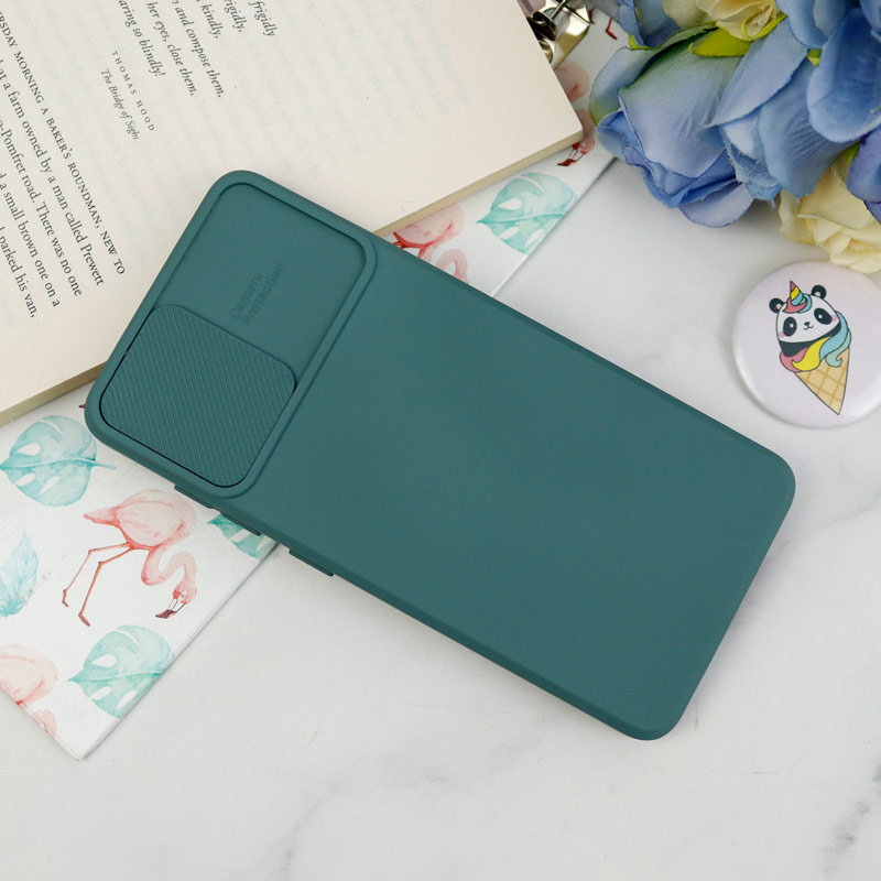 قاب طرح سیلیکونی محافظ لنزدار کشویی Samsung A51