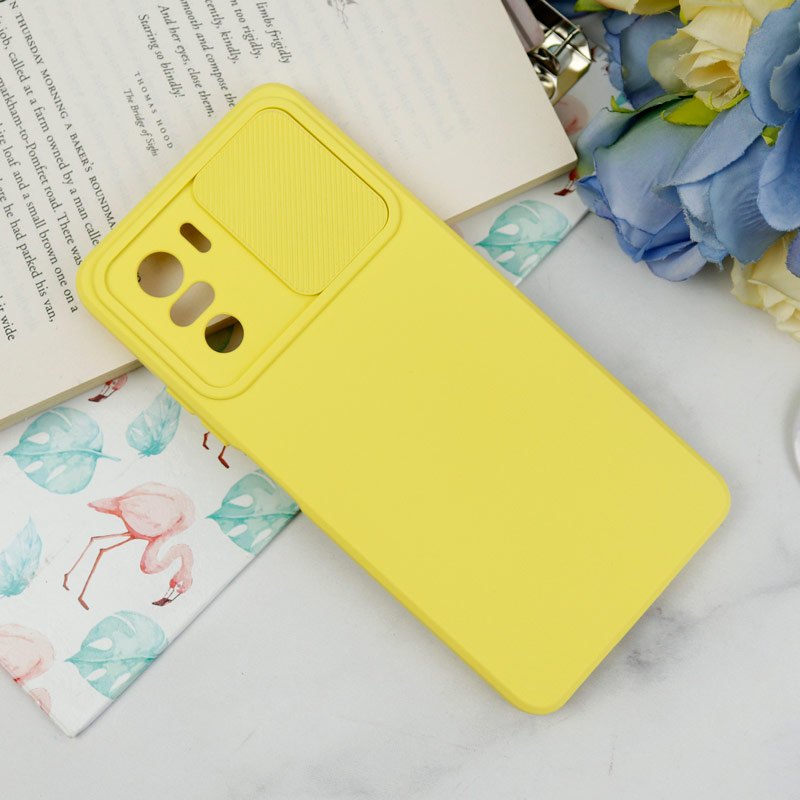 قاب سیلیکونی محافظ لنزدار کشویی Xiaomi Poco F3
