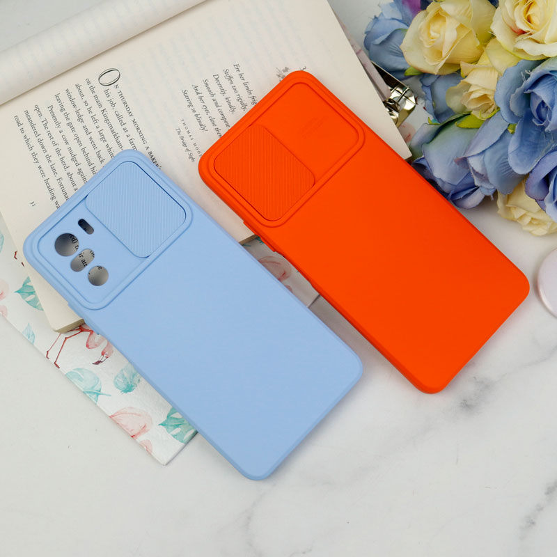 قاب سیلیکونی محافظ لنزدار کشویی Xiaomi Poco F3