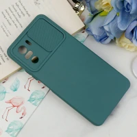 قاب سیلیکونی محافظ لنزدار کشویی Xiaomi Poco F3