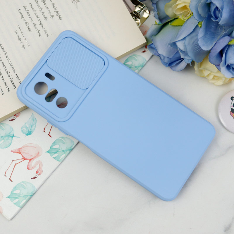 قاب سیلیکونی محافظ لنزدار کشویی Xiaomi Poco F3