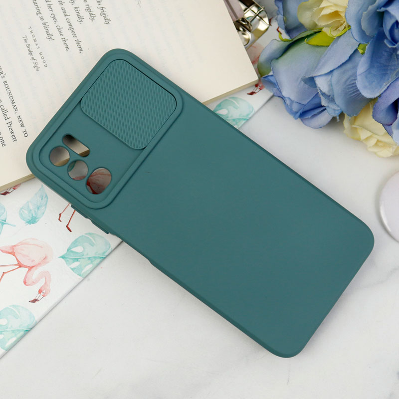 قاب سیلیکونی محافظ لنزدار کشویی Xiaomi Poco M3 Pro