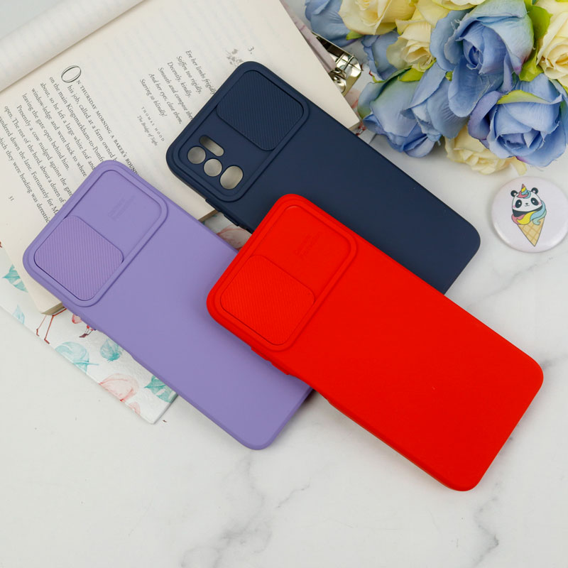 قاب سیلیکونی محافظ لنزدار کشویی Xiaomi Poco M3 Pro