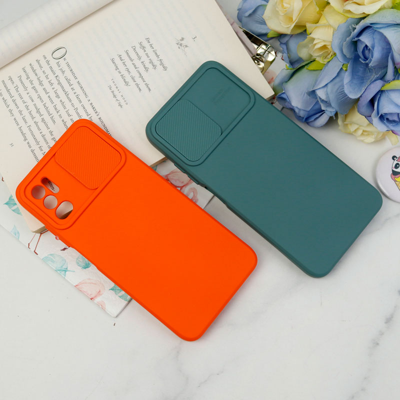قاب سیلیکونی محافظ لنزدار کشویی Xiaomi Poco M3 Pro