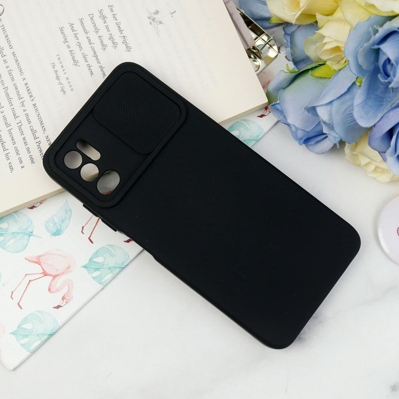 قاب سیلیکونی محافظ لنزدار کشویی Xiaomi Poco M3 Pro