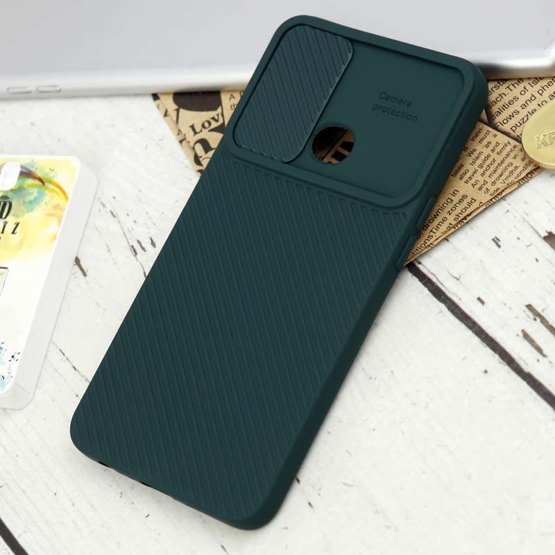 قاب سیلیکونی کبریتی محافظ لنزدار کشویی Samsung Galaxy A10s