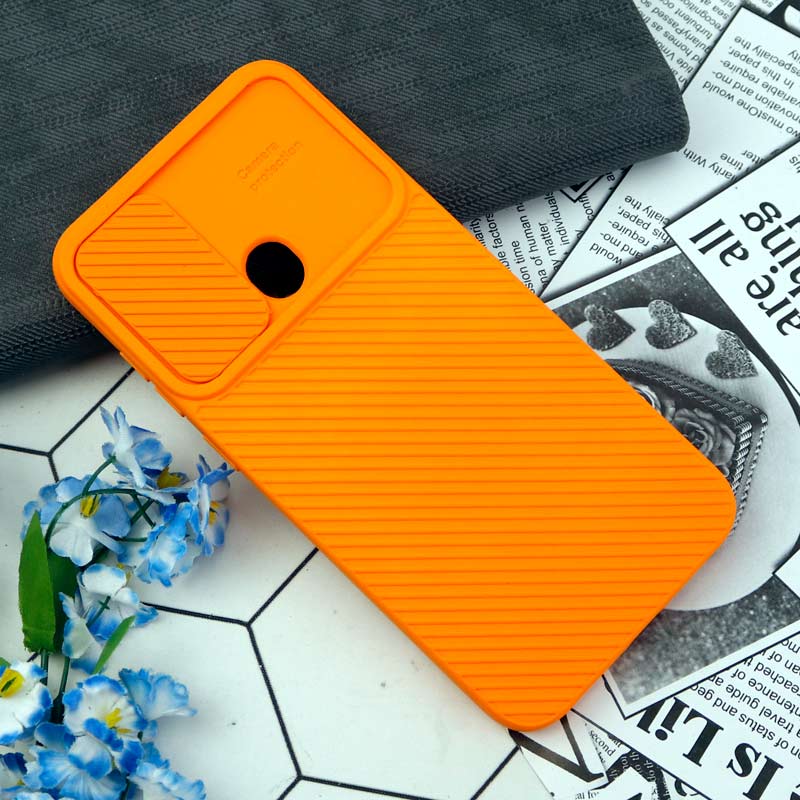 قاب سیلیکونی کبریتی محافظ لنزدار کشویی Samsung Galaxy A11