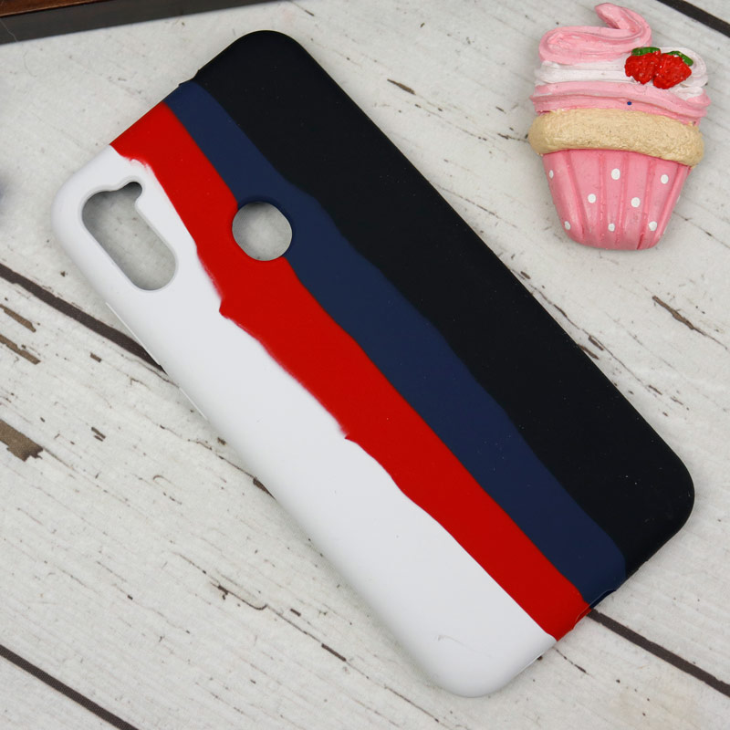 قاب سیلیکونی اورجینال رنگین کمانی Samsung Galaxy A11