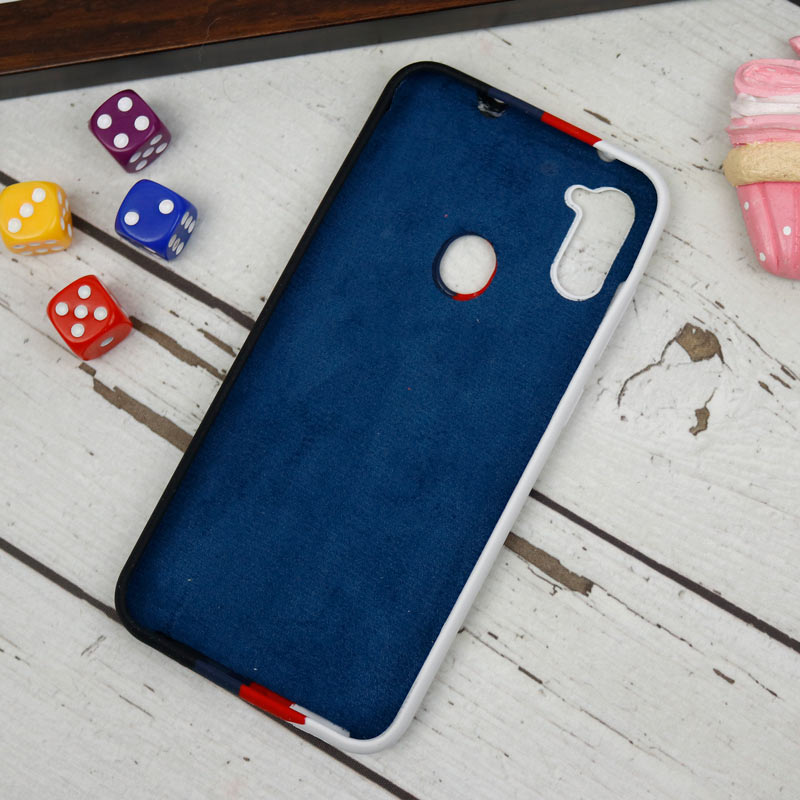 قاب سیلیکونی اورجینال رنگین کمانی Samsung Galaxy A11