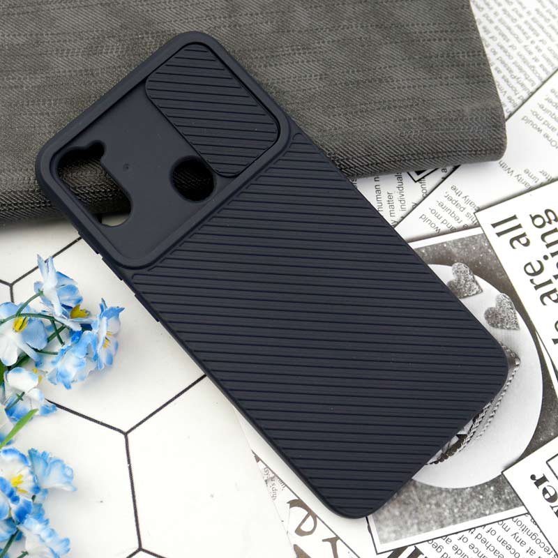 قاب سیلیکونی کبریتی محافظ لنزدار کشویی Samsung Galaxy A11