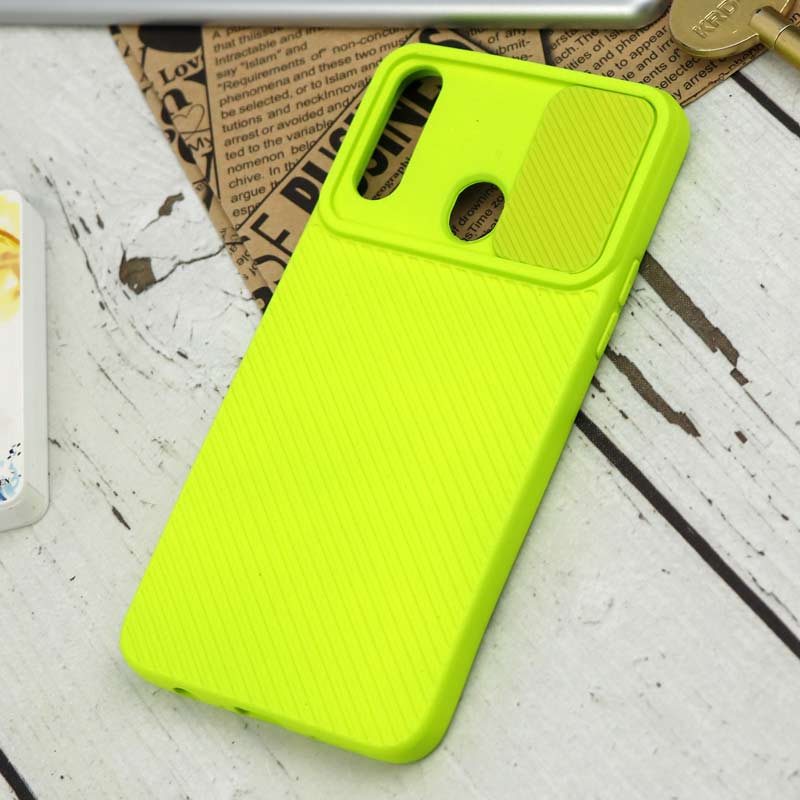 قاب سیلیکونی کبریتی محافظ لنزدار کشویی Samsung Galaxy A20s