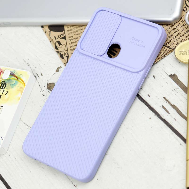 قاب سیلیکونی کبریتی محافظ لنزدار کشویی Samsung Galaxy A20s