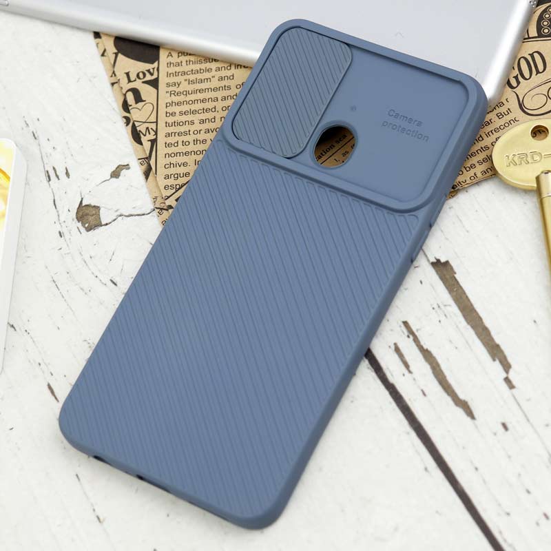 قاب سیلیکونی کبریتی محافظ لنزدار کشویی Samsung Galaxy A20s
